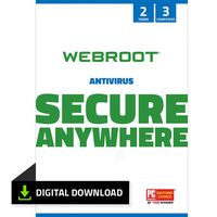 Webroot Internet Security with Antivirus Protection Software | 3 Device | 2 Year Subscription | PC Download
