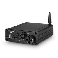 Nobsound NS-21G Mini 2.1 Channel Bluetooth 5.0 Power Amplifier Stereo Amp USB/AUX Music Player (Black)