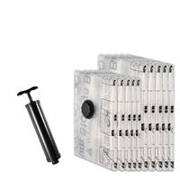 GONGSHI Premium Vacuum Storage Bags 10 Pack (5 x Jumbo, 5 x Large) Save 80% More Space - Travel Hand Pump Include