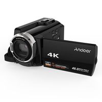 Andoer HDV-534K WiFi Digital Video Camera 4K 48MP Full HD 3 inch Capacitive Touchscreen IR Infrared Night Sight Support 16X Zoom Face Detect