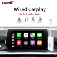 Carlinkit Wired Carplay Dongle/Android Auto Receiver Only for Android Head Unit (Android Car Audio) Support iOS13 Split Screen, USB Carplay Android Auto Adapter Receiver, White/Black Randomly Sent
