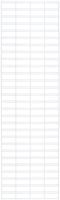 KC Store Fixtures A04258 Slatgrid Panel 2' x 8', White (Pack of 3)