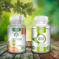 Garcinia Cambogia & Colon Cleanse Bundle Pack Garcinia100 95% HCA Garcinia Cambogia & All Natural Colon Cleanse Detox Pills 60 Total Capsules