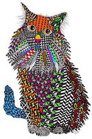 Cute and Colorful Cat All-Occasion Note Cards and Greeting Cards - 12-Pack with White Envelopes