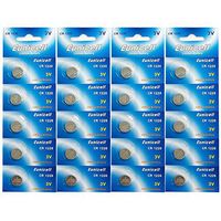 Eunicell CR1220 5012LC Lithium Blister Pack 3V 3 Volt Coin Cell Batteries (20 pcs)