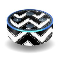 MightySkins Skin Compatible with Amazon Echo Dot (2nd Generation) wrap Cover Sticker Skins Chevron Style
