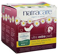 Natracare Organic Cotton Ultra Extra Pads 12 Normal