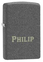 Personalized Zippo Iron Stone Lighter with Free Engraving