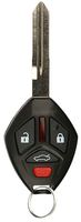 KeylessOption Keyless Entry Remote Control Uncut Car Key Fob Replacement for OUCG8D620MA