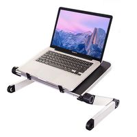 Adjustable Laptop Table Stand for Bed Sofa Standing Office Ergonomic Office Lap Desk Portable Lightweight Compatible Notebook Tablets