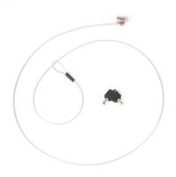 DURAGADGET Strong Steel Keyed Laptop Lock and Cable Made - Suitable for Lenovo ThinkPad Edge E135 (NZV7FGE)