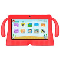 Xgody 7 Inch HD Android Kids Tablet for Kids Quad Core Android 8.1 1GB RAM 16GB ROM Touch Screen with WiFi Pre-Loaded 3D Game Dual Camera Red