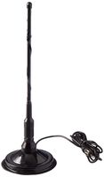 uxcell Black Magnetic Base AM/FM Radio Signal Aerial Antenna for Auto Car Truck