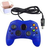 Mekela Classic Wired Controller Gamepad Joysticks for Xbox S Type Console (ClearBlue1)