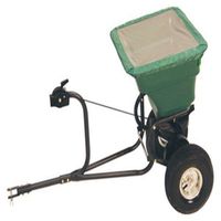 Precision Products TBS4000PRCGY Tow Behind Broadcast Spreader, 75 lb, Dark Grey