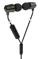 808 Audio BUDZ Earbuds with Inline Mic - Black