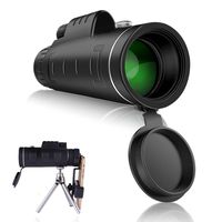Monocular Telescope 40x60 High Power HD Magnification Waterproof Compact Monocular Scope with FMC Lens & BAK4 Prism Dual Focus with Smartphone Holder for outdoors Concert Bird Watching Hunting Camping