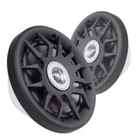 MAGNADYNE 6-1/2" Polypropylene woofer Cone 2-Way Waterproof Speaker with Black Grill (Sold AS A Pair)