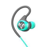 JLab Epic 2 Wireless Bluetooth Sports Earbuds | Bluetooth 4.0 | 12 Hour Playtime | Waterproof IP55 Rated | Microphone Included | 8mm Drivers | Teal | Renewed