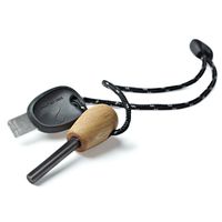 Light my Fire Swedish Firesteel 2.0 Scout 3,000 Strike Fire Starter with Emergency Whistle, Oak