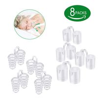 Anti Snoring Devices Anti Snoring Nose Vents Anti Snore Nose Clip Snore Stopper Breathe Right Stop Snoring Nasal Dilator Dilator Solution 8Pcs