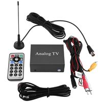 Car DVD TV Receiver Digital TV Receiver Box Analog TV Tuner Strong Signal Box with Antenna Remote Controller