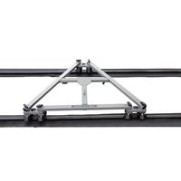 PROAIM Swift Camera Dolly with Clip 10.6ft Foldable Modular Travel Track for DSLR Video Cameras Tripod Jibs Cranes up to159kg/350lb| Portable Lightweight Aluminum Dolly for Smooth Shots (SWFT-DT-CLP)
