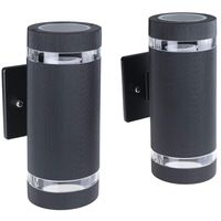 LMP 2 Pack LED Porches Up and Down Lights Outdoor Wall Light，Body in Aluminum Waterproof Outdoor Wall Lamps，3000k 5W with Certificate ETL