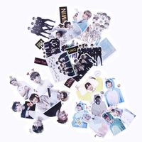 Youyouchard Kpop BTS Bubble Stickers BTS 3D Stickers Cartoon Handpainted Q Version Sticker for Luggage Laptop Phone Notebook for Kid (H12)