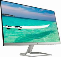 HP Newest 27" Widescreen IPS LED Full HD (1920x1080) Monitor, 5ms Response Time, 10,000,000:1 Contrast Ratio, FreeSync, 2X HDMI and 1x VGA Input, 178° View Angle, 75Hz Refresh Rate, Natural Silver
