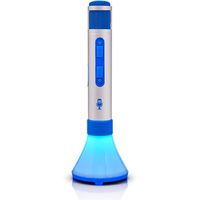 Singing Machine SMM-465 Portable Bluetooth Speaker with Built-in Microphone - Blue