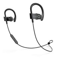 Headphones, Headphones V4.1 Earbuds with Mic Stereo Sweatproof in-Ear Earphones Noise Cancelling Headphones