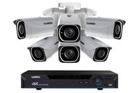 Lorex 4KHDIP84W 2TB 4K 8 Channel IP Surveillance Camera System w/ 6 LNB8005 8MP Bullet Cameras