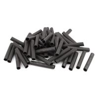 uxcell 50Pcs 3.2mm Dia Dual-Wall Adhesive Lined Heat Shrink Tubing Sleeving 30mm Length