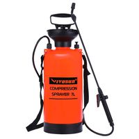 VIVOSUN 1.85 Gallon Lawn and Garden Pump Pressure Sprayer with Pressure Relief Valve, Adjustable Shoulder Strap