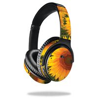 MightySkins Skin Compatible with Bose QuietComfort 35 Headphones - Sunflowers | Protective, Durable, and Unique Vinyl Decal wrap Cover | Easy to Apply, Remove, and Change Styles | Made in The USA