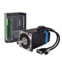 STEPPERONLINE 1 Axis Closed Loop Stepper Motor CNC Kit 8.25 Nm(1168.53 oz.in) Nema 34 Motor & 0~8.2A 24~80VDC Stepper Motor Driver& 2 Extension Cable