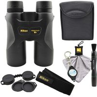 Nikon 16002 8x42 Prostaff 7S Binoculars, Black Bundle with Nikon Lens Pen, Cleaning Cloth and Lumintrail Keychain Light