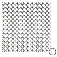 Blisstime Cast Iron Cleaner, Premium Stainless Steel Chainmail Scrubber , Upgrade