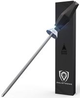 Dalstrong Honing Steel - 9" - Shadow Black Series - Black Titanium Nitride Coated German HC Steel - Sheath