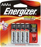 Energizer Max AAA Alkaline Battery 4 ea (Pack of 6)