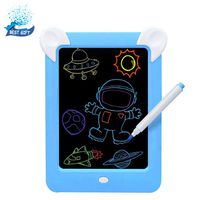 COREFYCO Kids LCD Writing Tablet, 7.5 Inches Electronic Writing Board with Colorful Screen, 3D LED Luminous Magic Drawing Pad Toys for Kids and Adults at Home School and Office