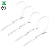 Cable Ties 8 Inch 500 Pack Electrical Nylon Cable Zip Ties White