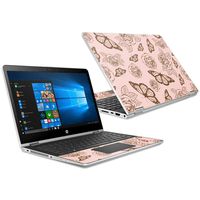 MightySkins Skin Compatible with HP Pavilion x360 15.6" (2018) - Butterfly Garden | Protective, Durable, and Unique Vinyl Decal wrap Cover | Easy to Apply, Remove, and Change Styles | Made in The USA