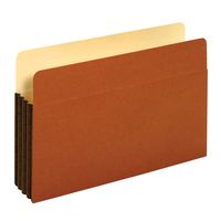 Globe-Weis/Pendaflex Tyvek File Pockets 3.5-Inch Expansion Legal Size 10-Count, Brown (64264)