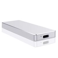 External Hard Drive 2TB, Slim External Hard Drive 1TB 2TB Compact Compatible with PC, Desktop, Laptop, Mac (2TB, Silver)