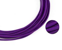 25ft - 4mm ID Purple - Teleios Premium Cable Sleeve - MAINFrame Customs PET Expandable Cable Sleeving