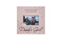 Malden International Designs Daddy's Girl Storyboard Wood Picture Frame, 4x6, Brown