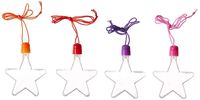 Rhode Island Novelty Star Sand Art Necklaces Pack of 12 Sand Sold Separately