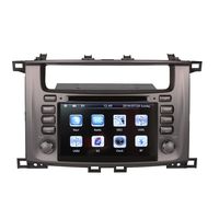 7 Inch Touch Screen Car GPS Navigation for TOYOTA LAND CRUISER 100 LC 100 Lexus LX 470 Stereo DVD Player Video Radio Audio BT Steering Wheel Control AUX IN+Free Rear View Camera+Free GPS Map of USA